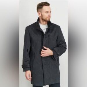 Zara Man Black 4 Button Men’s Coat Sz L